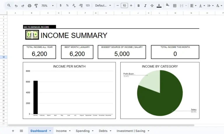 personal finance tracker