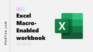 Excel macro enable workbook
