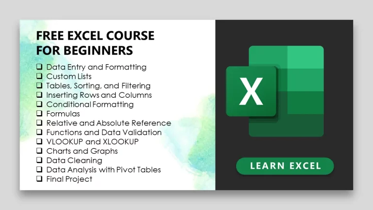 Benefits of learning Excel