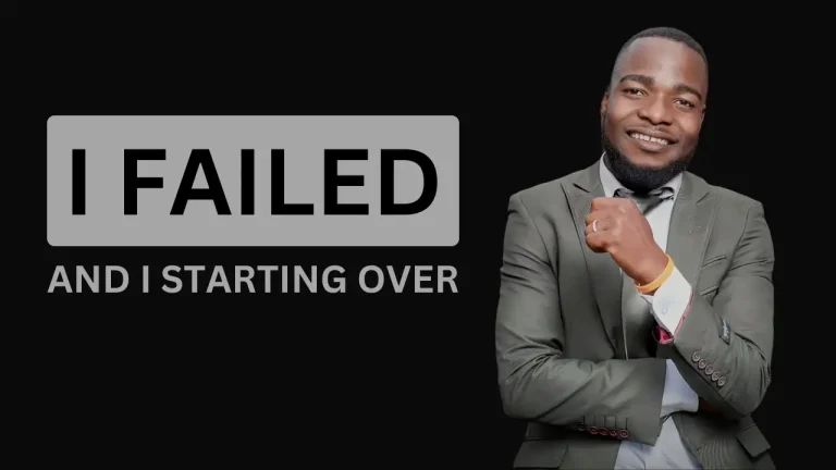 Failed and starting over