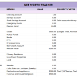 Net Worth Tracker in Excel