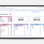 wedding planner spreadsheet