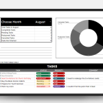 Daily tasks tracker spreadsheet
