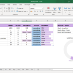 Excel Goal tracker